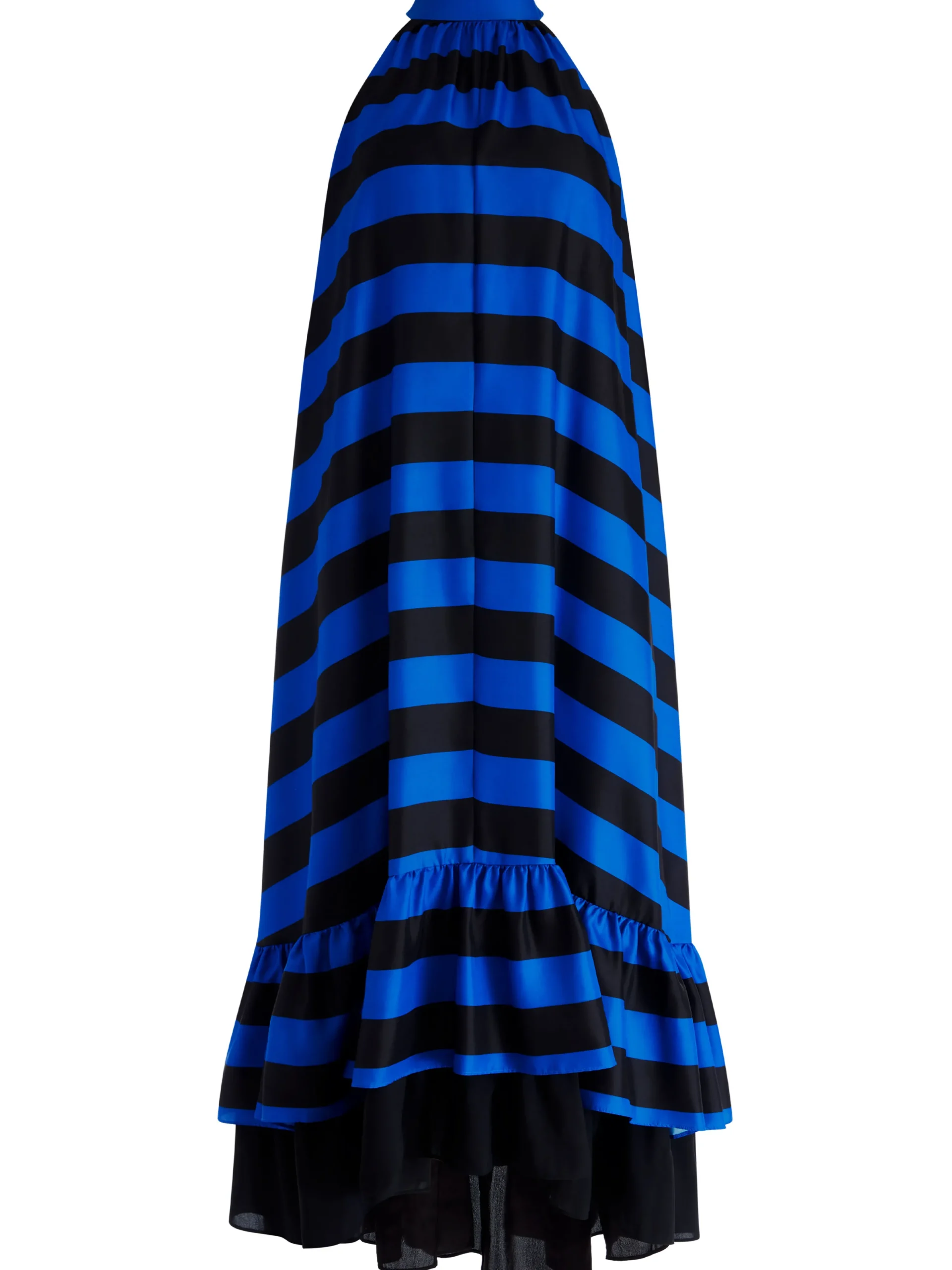 JOVIE HALTER NECK HIGH LOW MAXI DRESS
