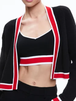 JUANA CROPPED CARDIGAN + MAUDE BRALETTE