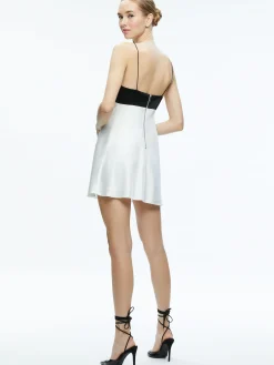 JULIENNE V-NECK MINI DRESS