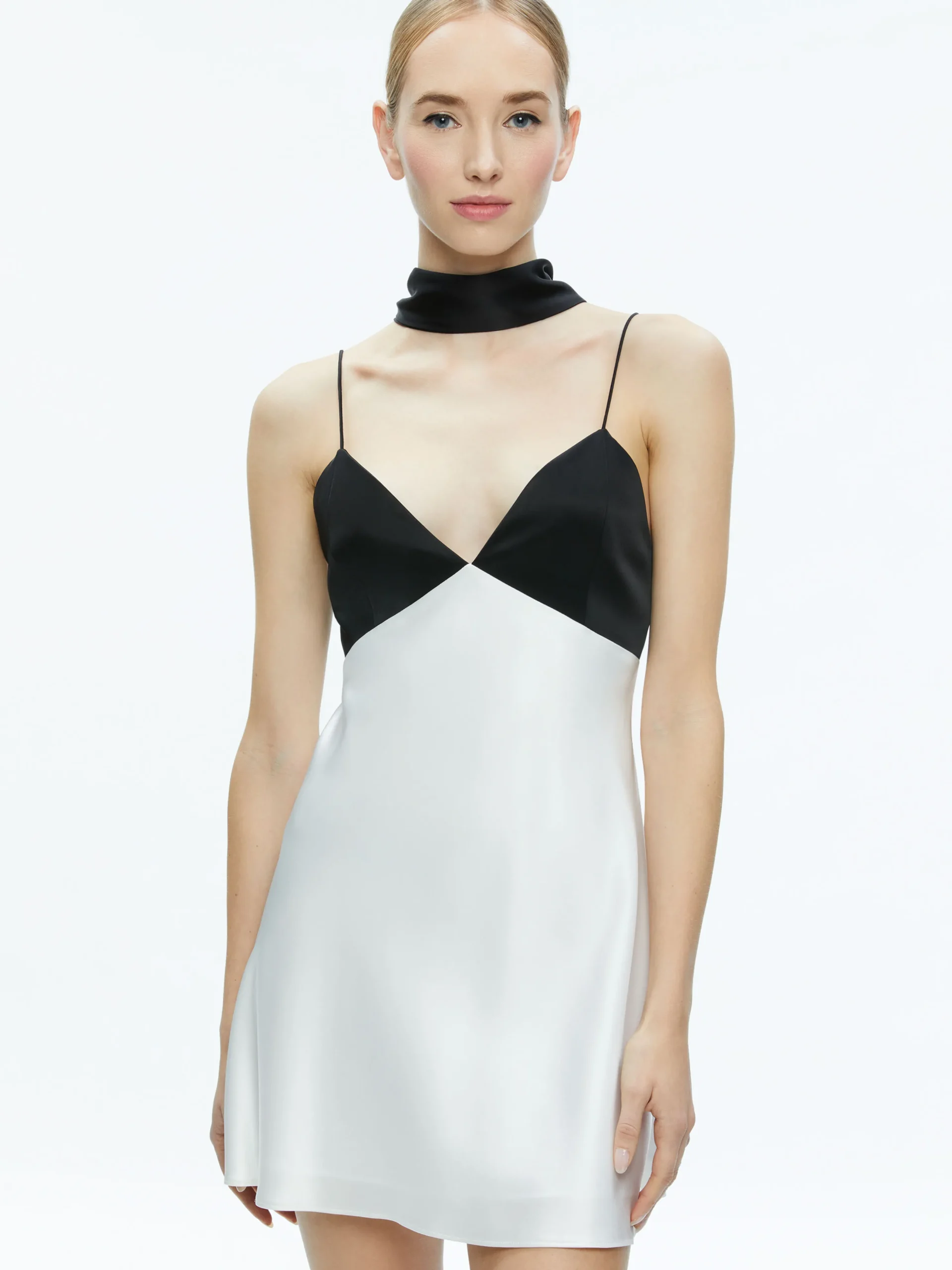 JULIENNE V-NECK MINI DRESS