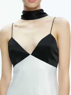 JULIENNE V-NECK MINI DRESS