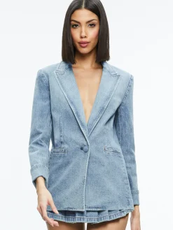 JUSTINE ROLLED CUFF BLAZER