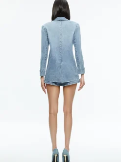 JUSTINE ROLLED CUFF BLAZER