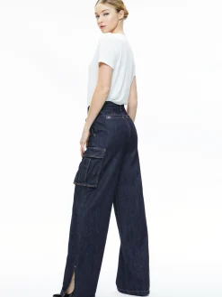 KAL BAGGY CARGO SIDE SLIT JEAN