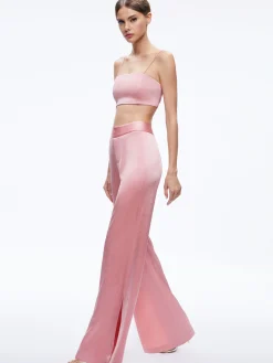 KARLEY WRAP BLAZER + JC WIDE LEG SIDE SLIT PANT