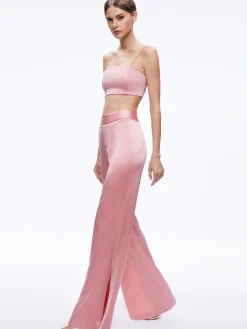 KARLEY WRAP BLAZER + JC WIDE LEG SIDE SLIT PANT