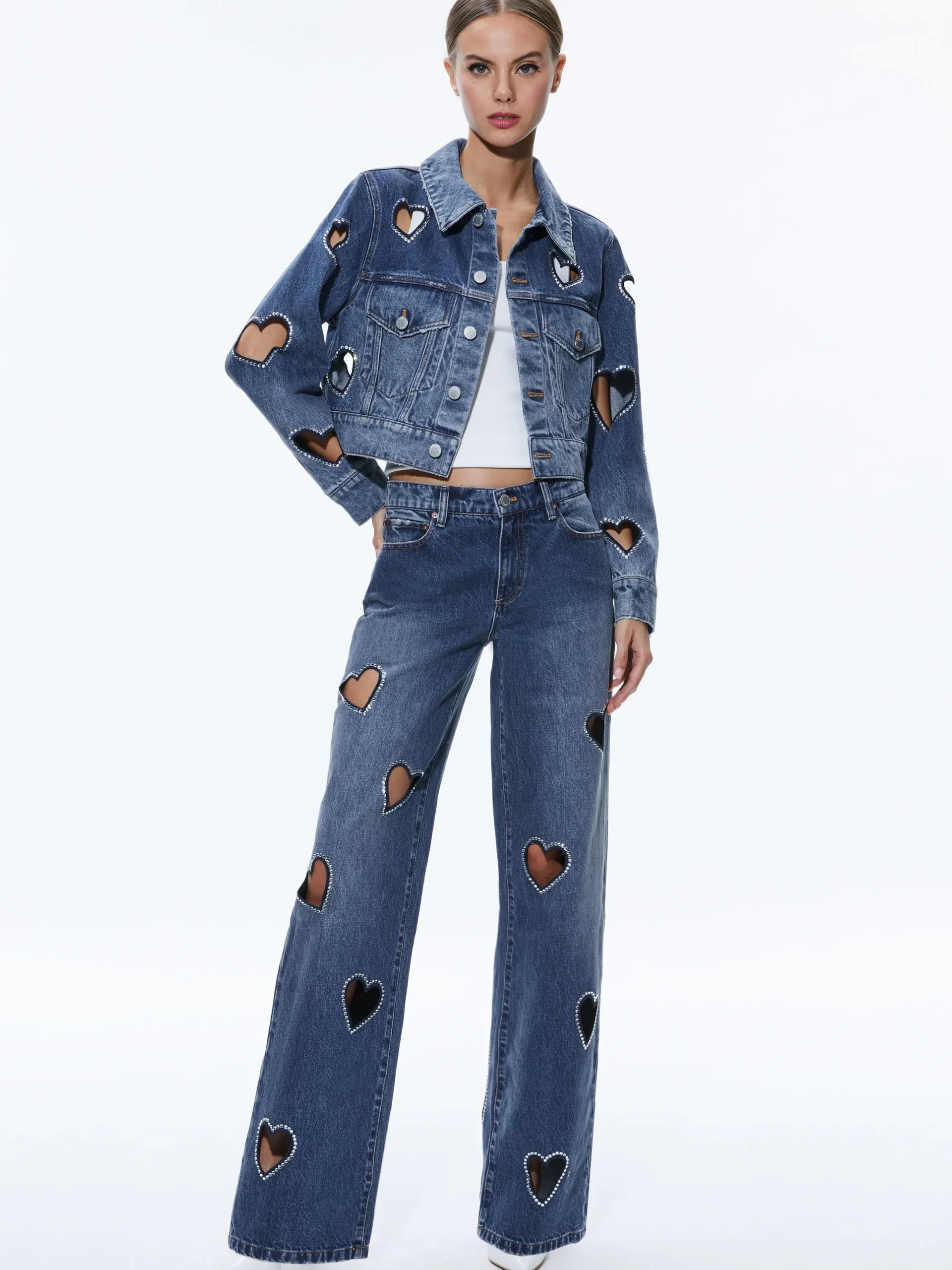 KARRIE EMBELLISHED HEART JEAN