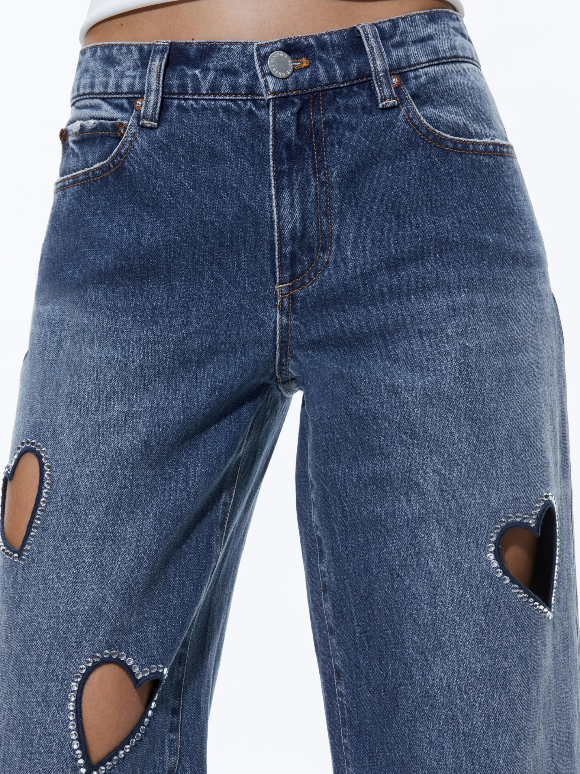 KARRIE EMBELLISHED HEART JEAN
