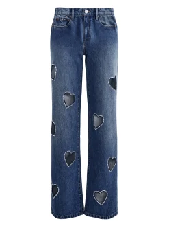 KARRIE EMBELLISHED HEART JEAN
