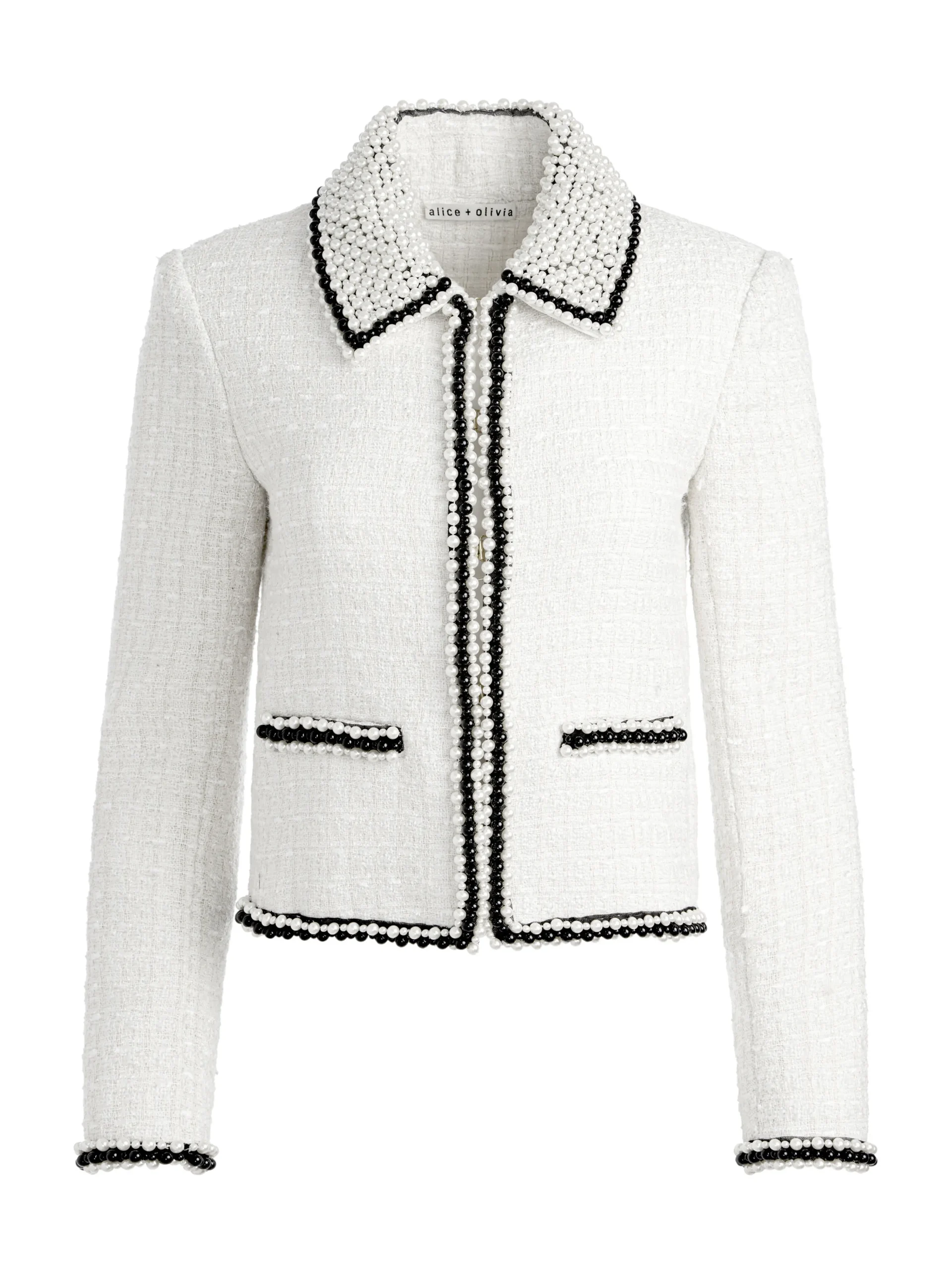 KIDMAN PEARL COLLAR BOXY JACKET