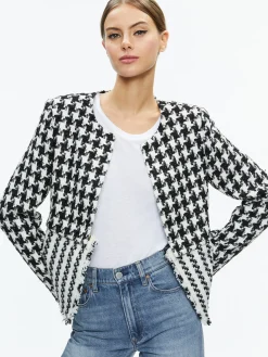 KIDMAN TWO-FER TWEED JACKET