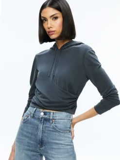 KIRK WRAP FRONT HOODIE