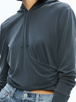 KIRK WRAP FRONT HOODIE