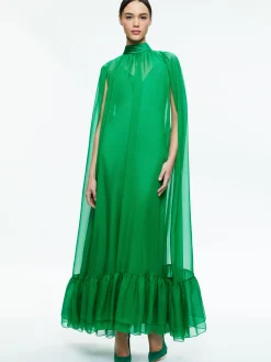 LANELLE MAXI CAPE DRESS