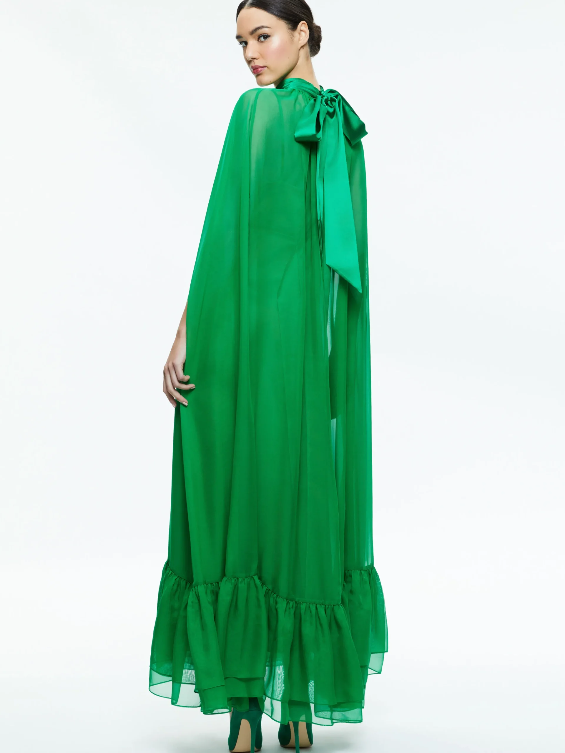 LANELLE MAXI CAPE DRESS