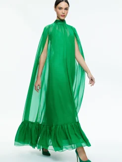 LANELLE MAXI CAPE DRESS