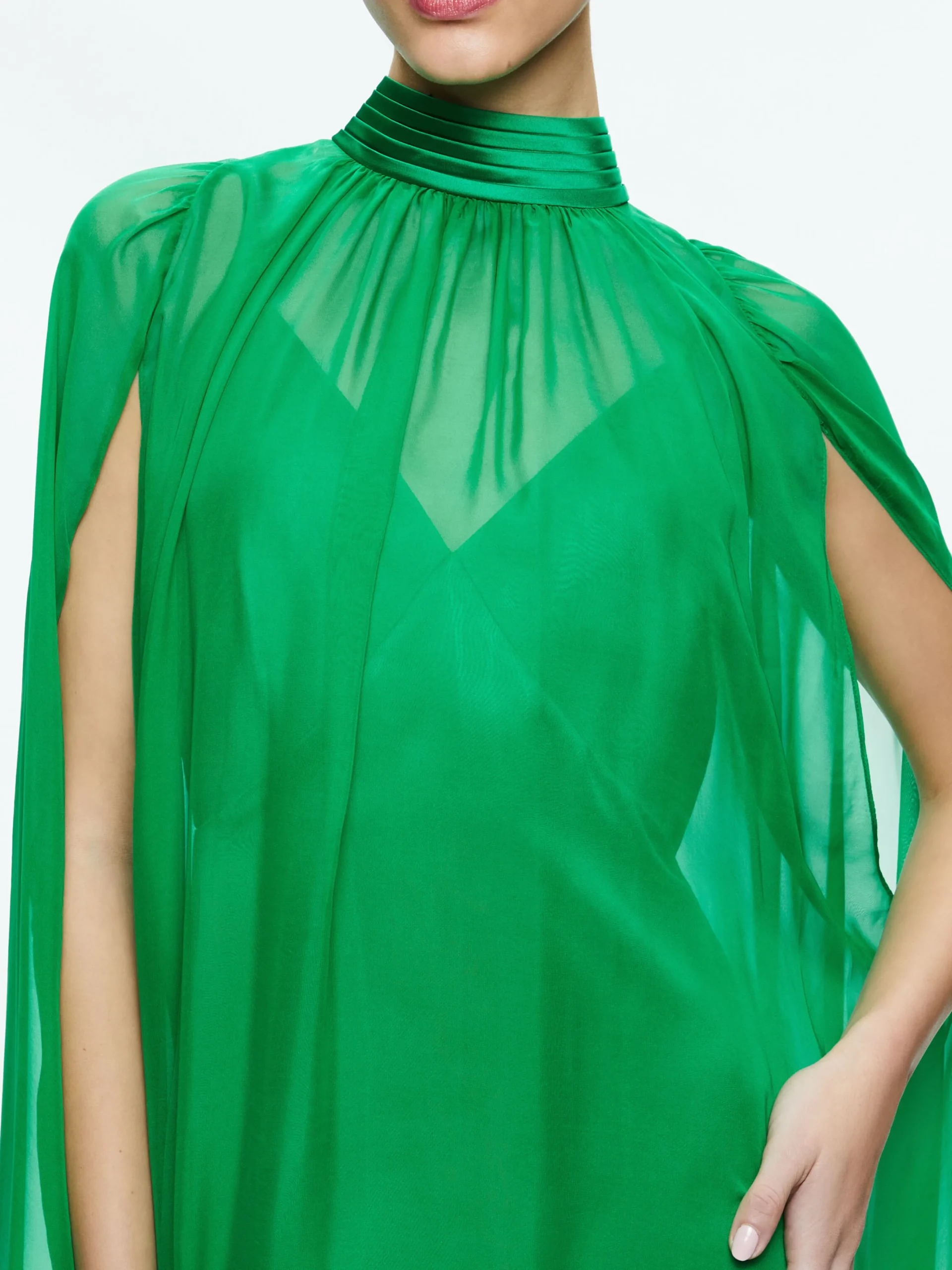 LANELLE MAXI CAPE DRESS