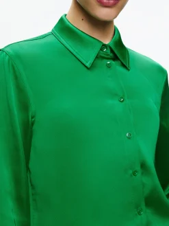 LEON CROPPED BUTTON DOWN