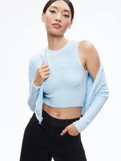 LIDELL CROPPED ZIP UP HOODIE