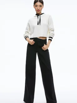 LUMI RIBBED KNIT HOODIE