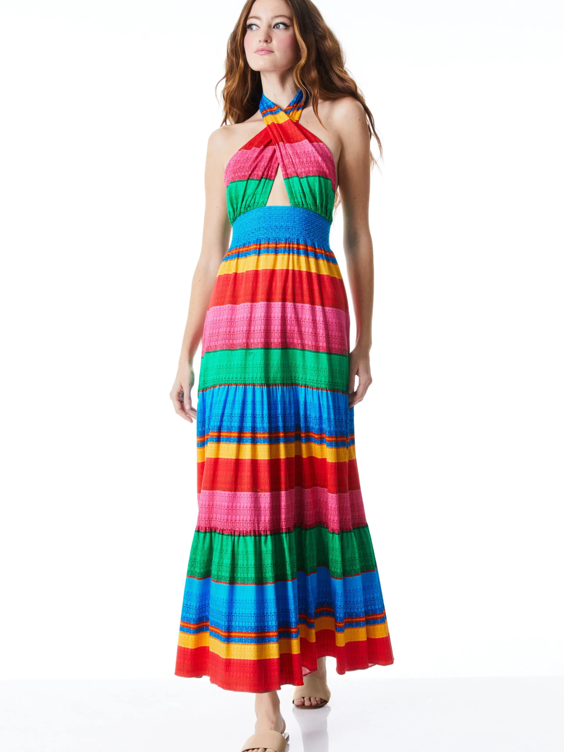 LYNDON CROSS FRONT MAXI DRESS