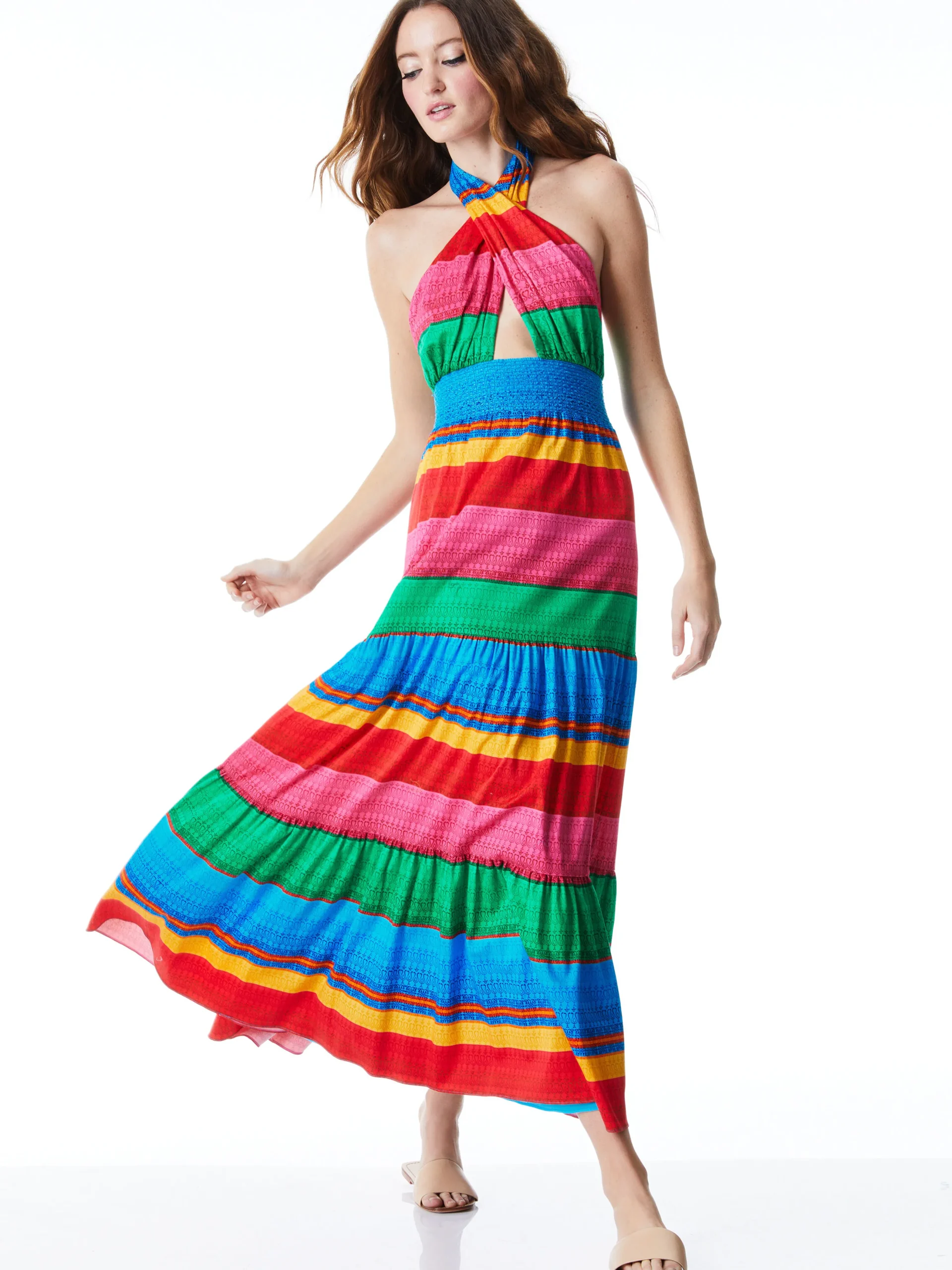 LYNDON CROSS FRONT MAXI DRESS