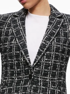 MACEY FITTED NOTCH COLLAR BLAZER
