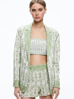 MACEY NOTCH COLLAR FITTED BLAZER