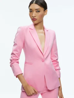 MACEY NOTCH COLLAR FITTED BLAZER