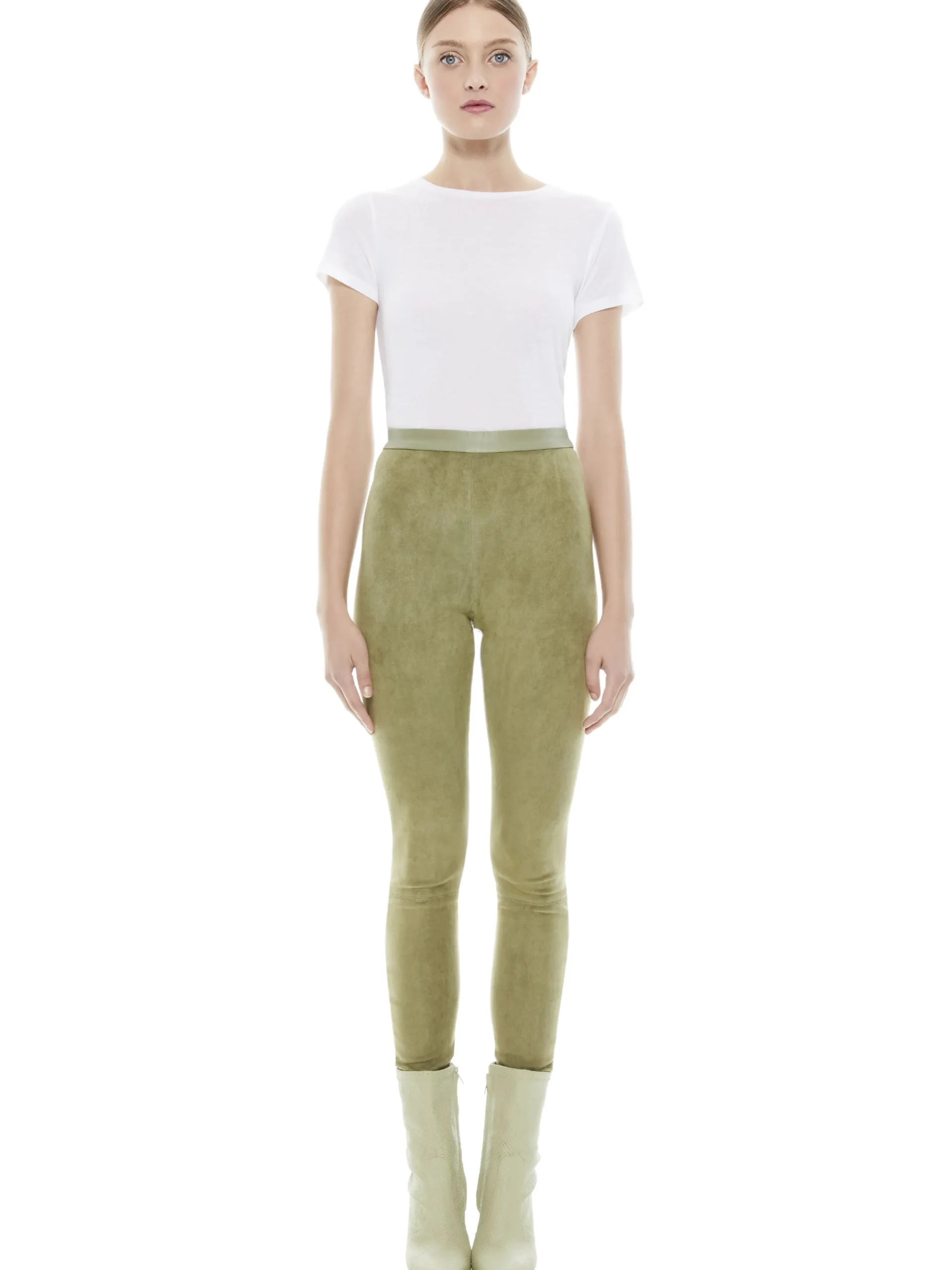 MADDOX SUEDE COMBO LEGGING