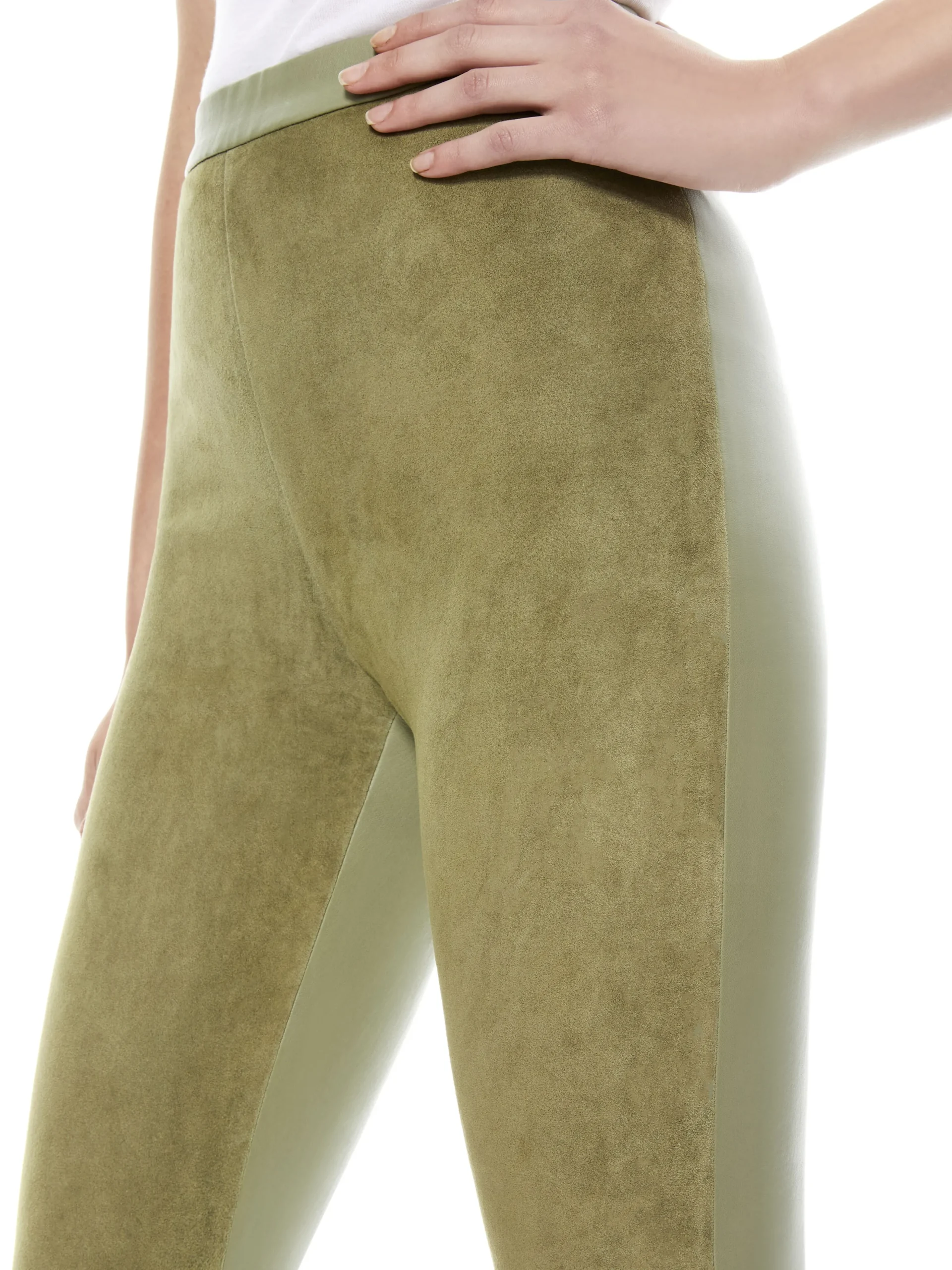 MADDOX SUEDE COMBO LEGGING