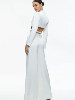 MAME HIGH RISE WIDE LEG CUFFED PANT