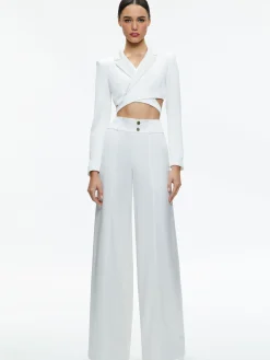 MAME HIGH RISE WIDE LEG CUFFED PANT