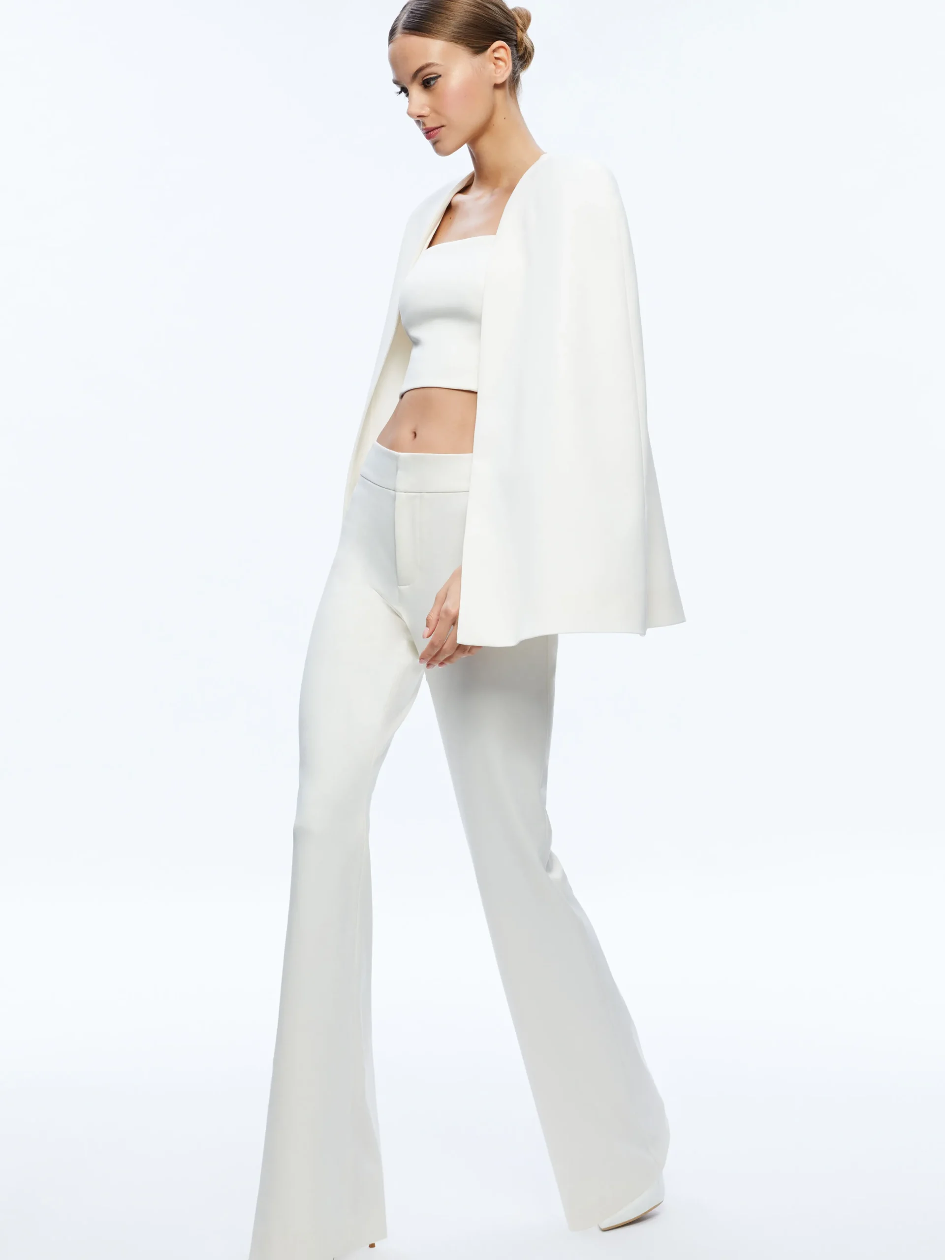 MARICA SQUARE NECK CAPE TOP