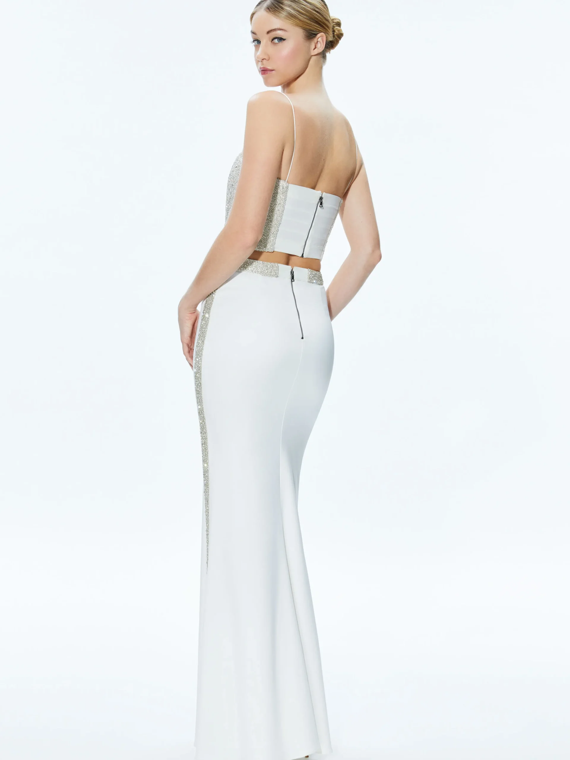 MARILYNN EMBELLISHED MAXI SKIRT