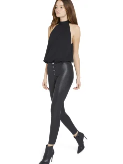 MARIS HALTER NECK GATHERED TOP