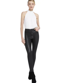 MARIS HALTER NECK GATHERED TOP