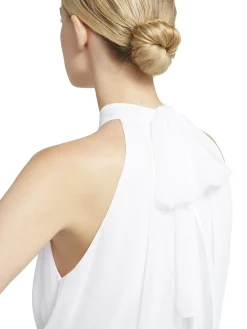 MARIS HALTER NECK GATHERED TOP