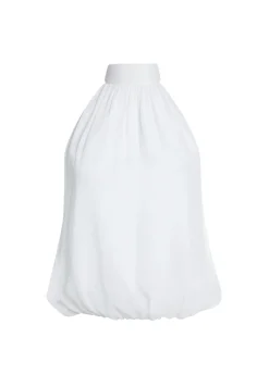MARIS HALTER NECK GATHERED TOP