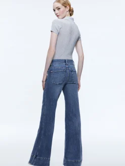 MARTHA METALLIC POLO CROP TOP