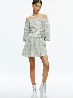 MARY OFF SHOULDER MINI DRESS