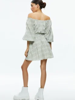 MARY OFF SHOULDER MINI DRESS