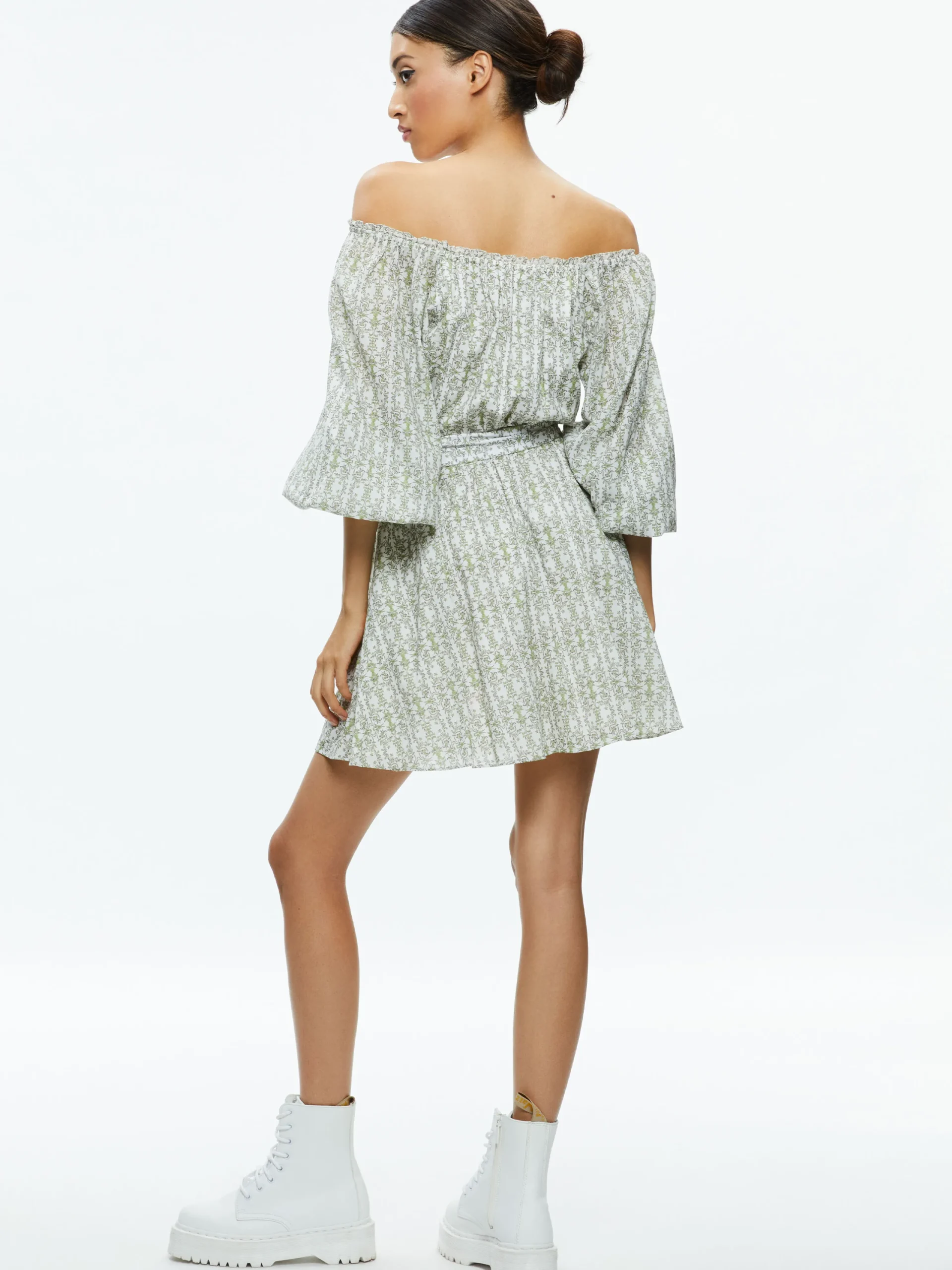 MARY OFF SHOULDER MINI DRESS