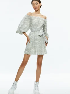 MARY OFF SHOULDER MINI DRESS