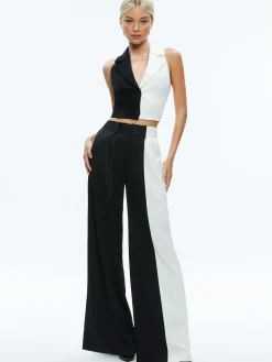 MERI COLOR BLOCK BLAZER TOP + POMPEY COLOR BLOCK PANT