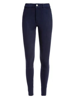MIKAH SINGLE BUTTON SUEDE PANT