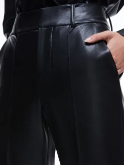 MING VEGAN LEATHER ANKLE PANT