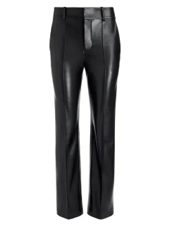 MING VEGAN LEATHER ANKLE PANT