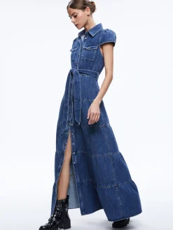 MIRANDA MAXI DENIM DRESS