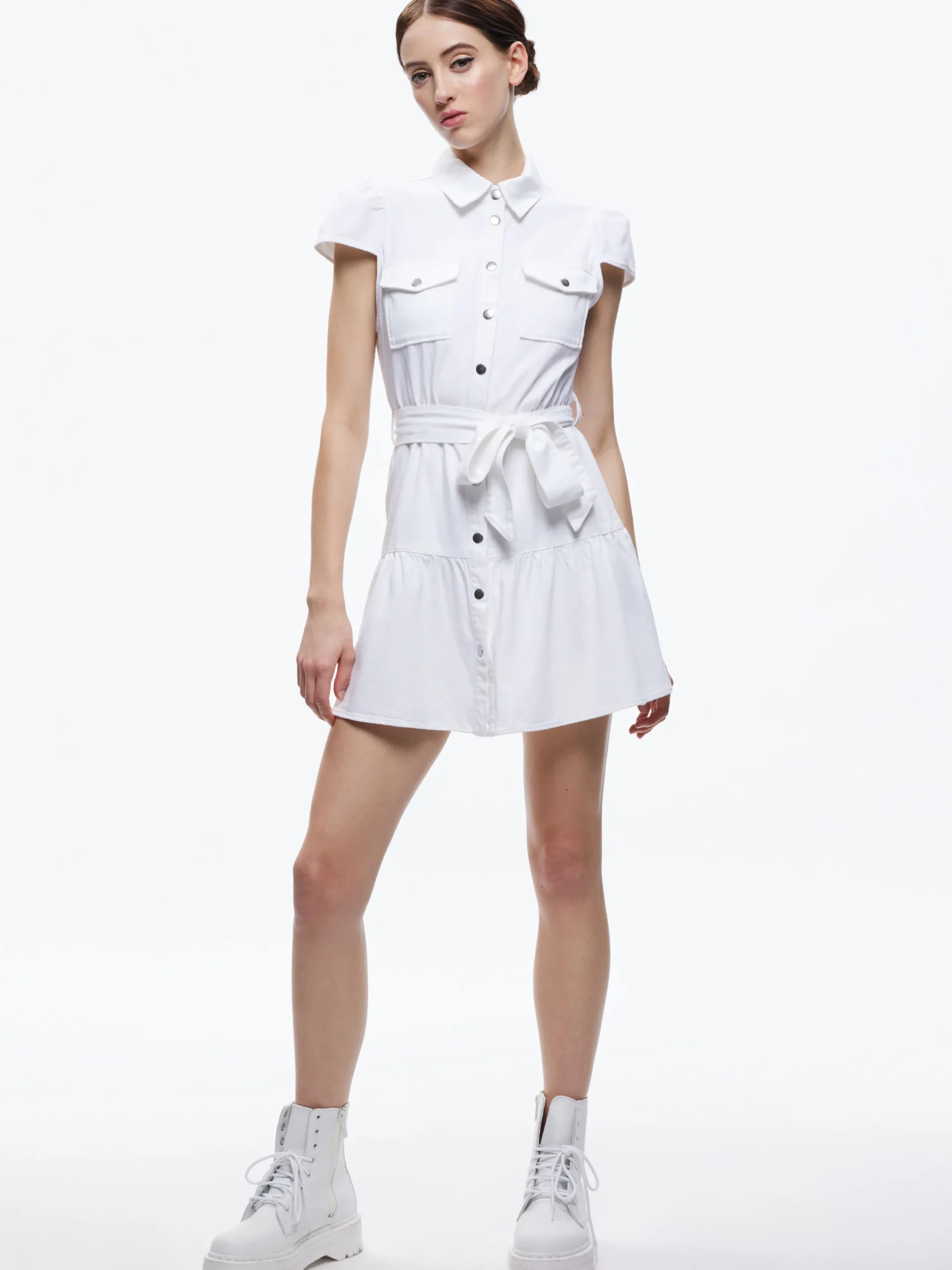 MIRANDA MINI DENIM DRESS